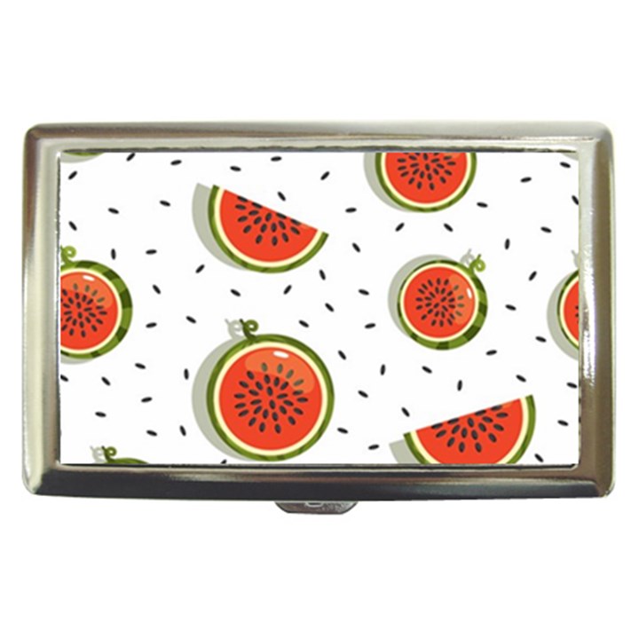 Seamless Background Pattern-with-watermelon Slices Cigarette Money Case