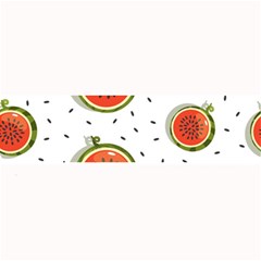 Seamless Background Pattern-with-watermelon Slices Large Bar Mat by Ket1n9