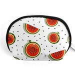 Seamless Background Pattern-with-watermelon Slices Accessory Pouch (Medium) Front