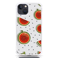 Seamless Background Pattern-with-watermelon Slices Iphone 13 Tpu Uv Print Case by Ket1n9