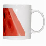 Seamless Background With Watermelon Slices White Mug Right