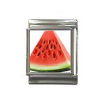 Seamless Background With Watermelon Slices Italian Charm (13mm) Front