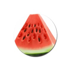 Seamless Background With Watermelon Slices Magnet 3  (round) by Ket1n9