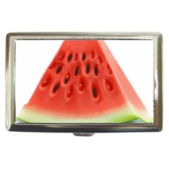 Seamless Background With Watermelon Slices Cigarette Money Case by Ket1n9