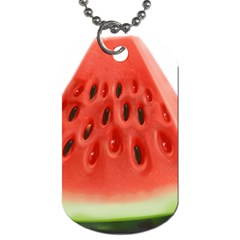 Seamless Background With Watermelon Slices Dog Tag (two Sides) by Ket1n9