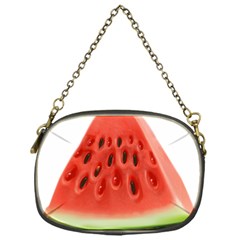 Seamless Background With Watermelon Slices Chain Purse (One Side)