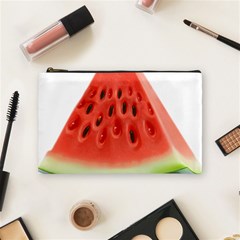 Seamless Background With Watermelon Slices Cosmetic Bag (medium) by Ket1n9