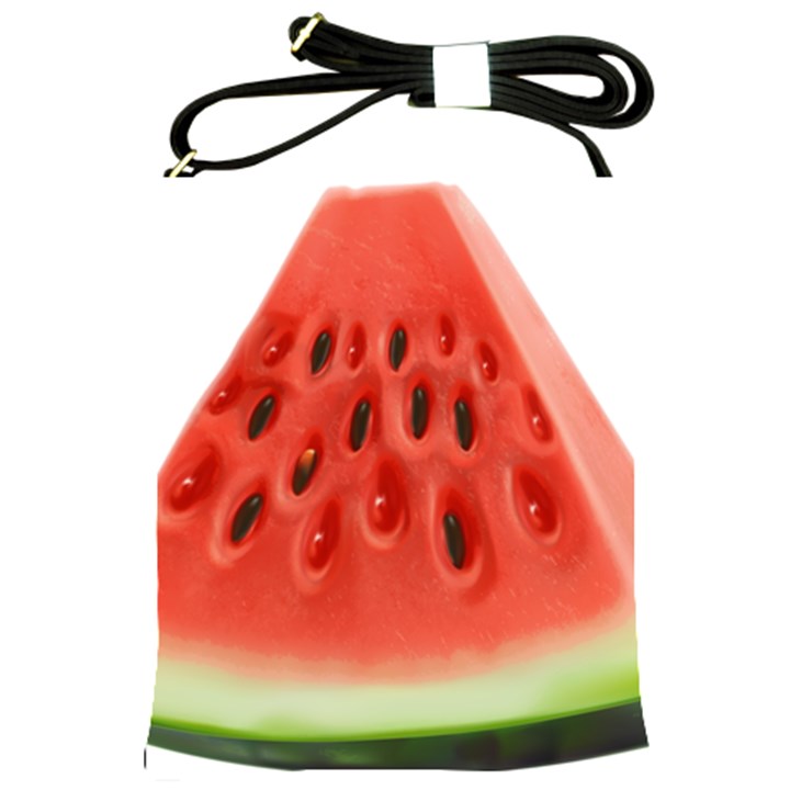 Seamless Background With Watermelon Slices Shoulder Sling Bag