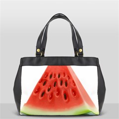 Seamless Background With Watermelon Slices Oversize Office Handbag