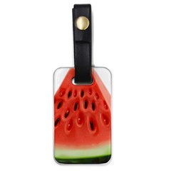 Seamless Background With Watermelon Slices Luggage Tag (one Side) by Ket1n9