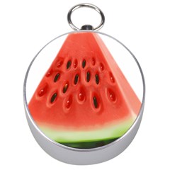 Seamless Background With Watermelon Slices Silver Compasses by Ket1n9