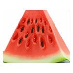 Seamless Background With Watermelon Slices Two Sides Premium Plush Fleece Blanket (Large) 80 x60  Blanket Front