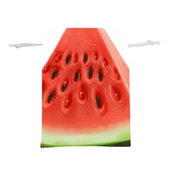 Seamless Background With Watermelon Slices Lightweight Drawstring Pouch (M)