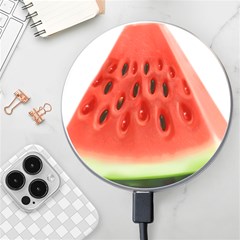 Seamless Background With Watermelon Slices Wireless Fast Charger(white) by Ket1n9