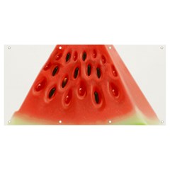 Seamless Background With Watermelon Slices Banner And Sign 8  X 4  by Ket1n9