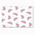 Seamless Background With Watermelon Slices Postcard 4 x 6  (Pkg of 10) Front