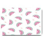 Seamless Background With Watermelon Slices Large Doormat 30 x20  Door Mat