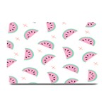 Seamless Background With Watermelon Slices Plate Mats 18 x12  Plate Mat