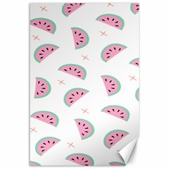 Watermelon Wallpapers  Creative Illustration And Patterns Canvas 24  X 36  by Ket1n9