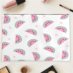 Seamless Background With Watermelon Slices Cosmetic Bag (xxl) by Ket1n9