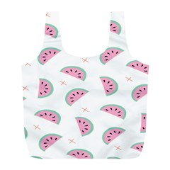 Seamless Background With Watermelon Slices Full Print Recycle Bag (l) by Ket1n9