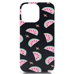 Seamless Background With Watermelon Slices Iphone 14 Pro Max Black Uv Print Case by Ket1n9