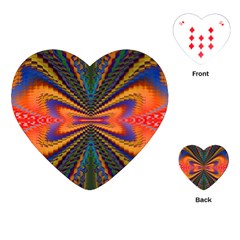 Fresh Watermelon Slices Texture Playing Cards Single Design (heart) by Ket1n9