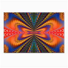 Casanova Abstract Art-colors Cool Druffix Flower Freaky Trippy Postcards 5  X 7  (pkg Of 10) by Ket1n9