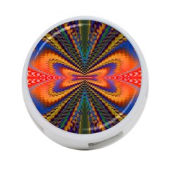 Casanova Abstract Art-colors Cool Druffix Flower Freaky Trippy 4-port Usb Hub (two Sides) by Ket1n9