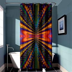 Casanova Abstract Art-colors Cool Druffix Flower Freaky Trippy Shower Curtain 36  X 72  (stall)  by Ket1n9