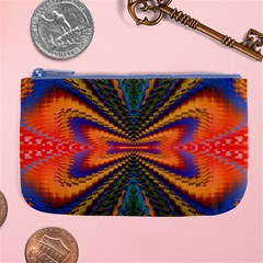 Casanova Abstract Art-colors Cool Druffix Flower Freaky Trippy Large Coin Purse by Ket1n9