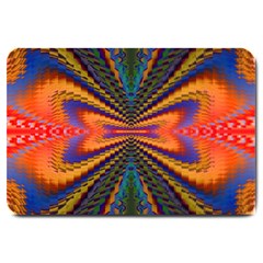 Casanova Abstract Art-colors Cool Druffix Flower Freaky Trippy Large Doormat by Ket1n9