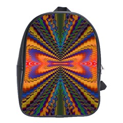 Casanova Abstract Art-colors Cool Druffix Flower Freaky Trippy School Bag (xl) by Ket1n9