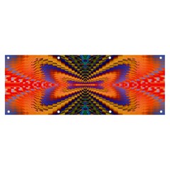 Casanova Abstract Art-colors Cool Druffix Flower Freaky Trippy Banner And Sign 8  X 3  by Ket1n9