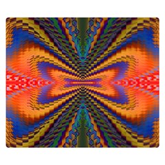 Casanova Abstract Art-colors Cool Druffix Flower Freaky Trippy Premium Plush Fleece Blanket (small)