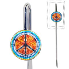 Tie Dye Peace Sign Book Mark by Ket1n9