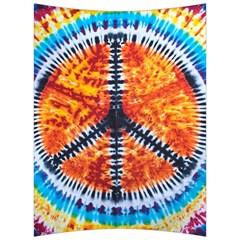 Tie Dye Peace Sign Back Support Cushion by Ket1n9