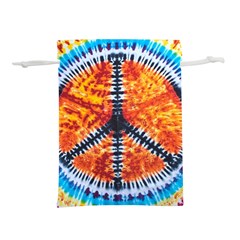 Tie Dye Peace Sign Lightweight Drawstring Pouch (s) by Ket1n9