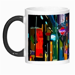 Abstract Vibrant Colour Cityscape Morph Mug by Ket1n9