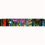 Abstract Vibrant Colour Cityscape Small Bar Mat 24 x4  Bar Mat