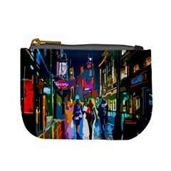 Abstract Vibrant Colour Cityscape Mini Coin Purse by Ket1n9