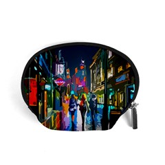 Abstract Vibrant Colour Cityscape Accessory Pouch (small) by Ket1n9