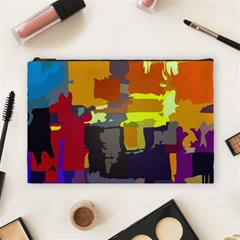 Abstract Vibrant Colour Cosmetic Bag (large) by Ket1n9