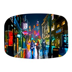 Abstract Vibrant Colour Cityscape Mini Square Pill Box by Ket1n9