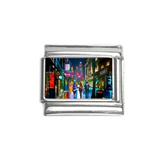 Abstract Vibrant Colour Cityscape Italian Charm (9mm) by Ket1n9