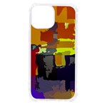 Abstract Vibrant Colour iPhone 13 mini TPU UV Print Case Front