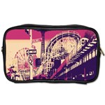 Pink City Retro Vintage Futurism Art Toiletries Bag (Two Sides) Front