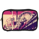 Pink City Retro Vintage Futurism Art Toiletries Bag (Two Sides) Back