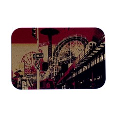 Pink City Retro Vintage Futurism Art Open Lid Metal Box (silver)   by Ket1n9