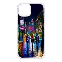 Abstract Vibrant Colour Cityscape Iphone 14 Tpu Uv Print Case by Ket1n9